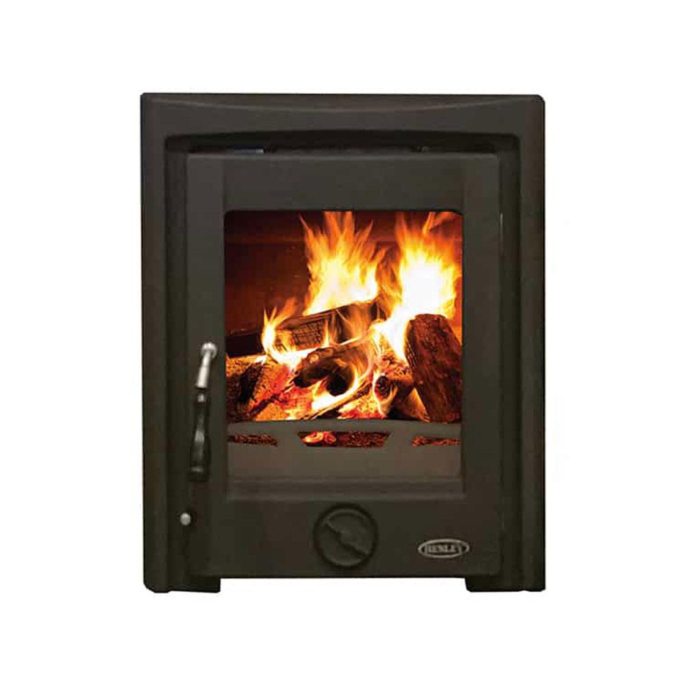 Henley Stoves Apollo 5kW Insert Multi Fuel Stove Matt Black Stakelums