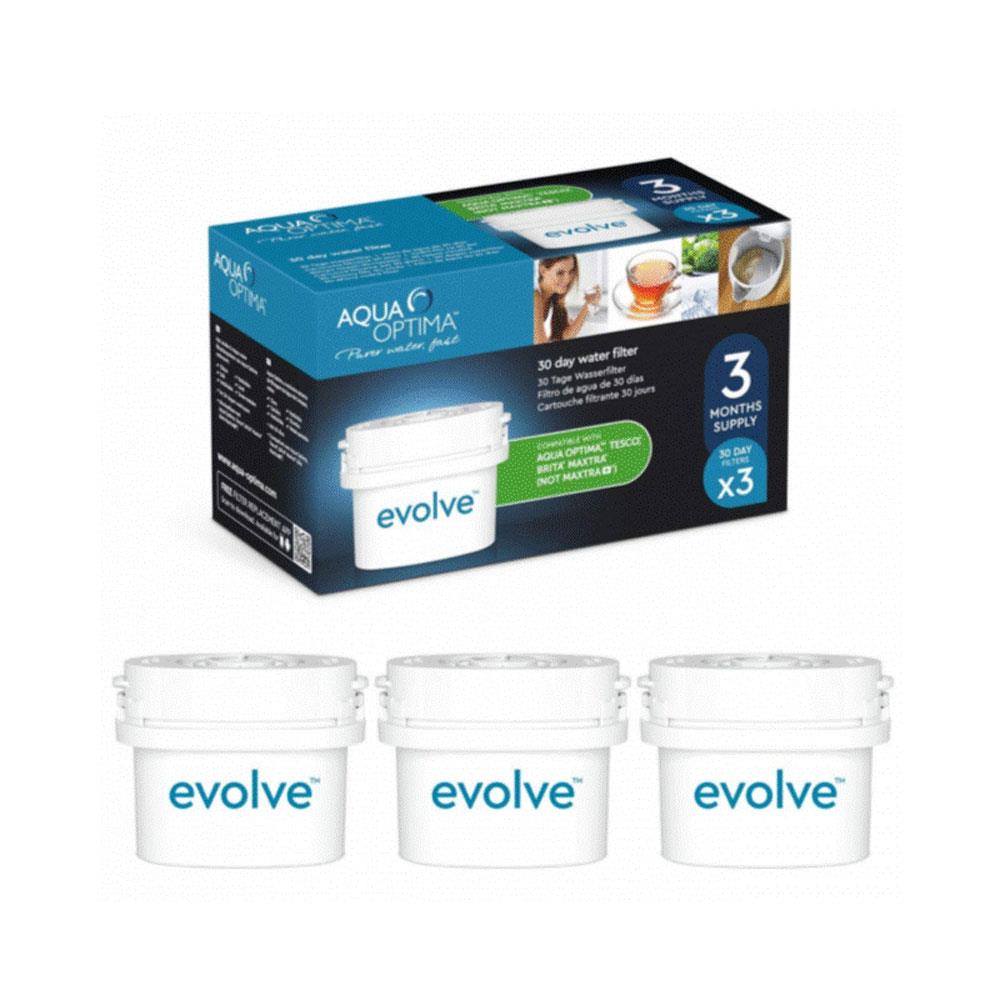 Aqua Optima Evolve Water Filter 3pk Stakelums Home & Hardware