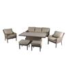 Hartman Arley Premium  3 Seater Lounge Set with 2 Armchairs & 2 Stools