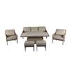 Hartman Arley Premium  3 Seater Lounge Set with 2 Armchairs & 2 Stools