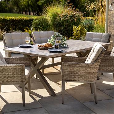 Hartman Arley Premium Rectangle 6 Seater Set