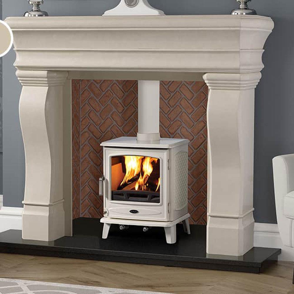 Henley Stoves Ascot 5kW Multi Fuel Stove Cream Stakelums Home