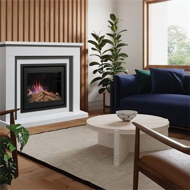 Evonic Astwood Floor Standing Suite With C800 Electric Fire & Surround