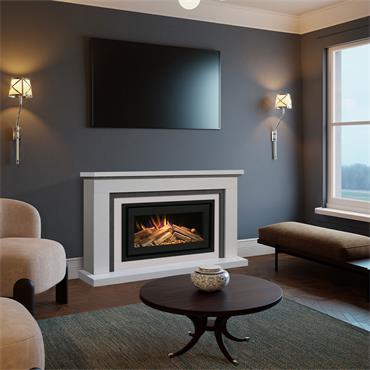 Evonic Astwood Floor Standing Suite With C800 Electric Fire & Surround