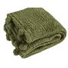 Cosy Pom Pom Throw Olive