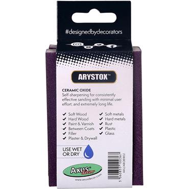 Arystox Ceramic Oxide Abrasive Blocks 2 Pack - Grit 180