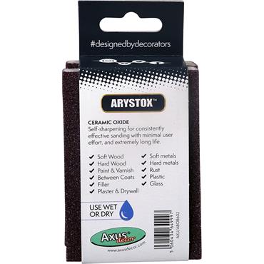 Arystox Ceramic Oxide Abrasive Blocks 2 Pack - Grit 60