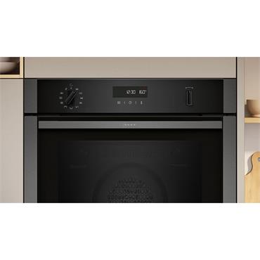 Neff N50 Slide&hide Single Oven Pyro Graphite