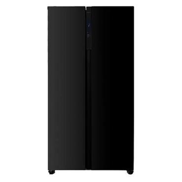 Belling American Fridge Freezer Black Steel