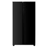 Belling American Fridge Freezer Black Steel