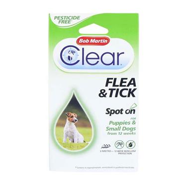 Bob Martin Clear Spot On Flea & Tick Small 12 Week