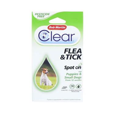 Bob Martin Clear Spot On Flea & Tick Small 4 Week