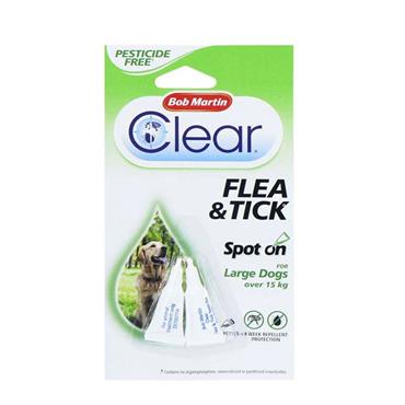 Bob Martin Clear Spot On Flea & Tick Large 4 Week