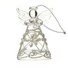 Glass Angel With Pearl & Glitter Design