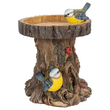 Vivid Arts Bird Feeder Tree Trunk Blue Tit Ornament