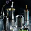 Barcraft Ice Bucket Hammered Stainless Steel