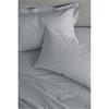 Percale Non Iron Grey Pillowcase Housewife Standard X2