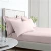 200tc Cotton Percale Housewife Pillowcase Blush 2 Pack