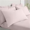 200tc Cotton Percale Housewife Pillowcase Blush 2 Pack
