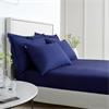 200tc Cotton Percale Housewife Pillowcase Navy 2 Pack
