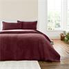 Attica Velvet Burgundy Bedspread 240x260