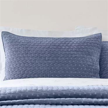 Attica Velvet Blue Pillowsham Pair