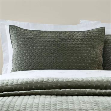 Attica Velvet Green Pillowsham Pair