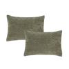 Attica Velvet Green Pillowsham Pair