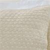 Attica Velvet Natural Pillowsham Pair
