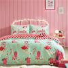 Howdy Santa Christmas Duvet Set Green Double