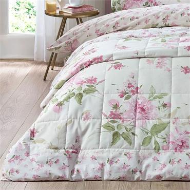 Avebury Floral Cream Bedspread 220x230cm