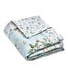 Avebury Floral Duck Egg Bedspread 220x230cm
