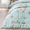 Avebury Floral Duck Egg Bedspread 220x230cm