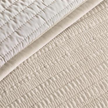 Velvet Pinsonic Natural Bedspread 220x220cm