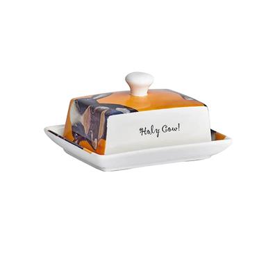 Shannonbridge Pottery Butter Dish Farm Cow