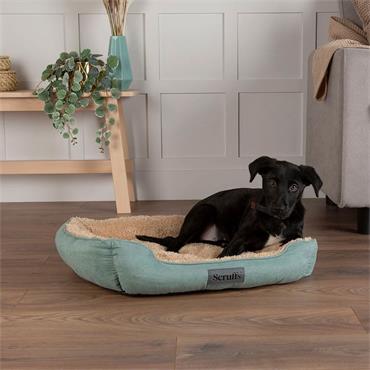 Scruffs Cosy Box Bed Sage Green Large
