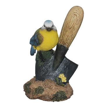 Vivid Arts Blue Tit On Trowel Ornament