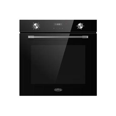 Built In Single Multifunction Fan Oven Black 72L
