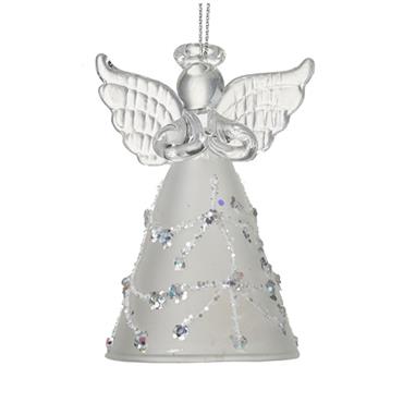 Heaven Sends Glass Hanging Angel