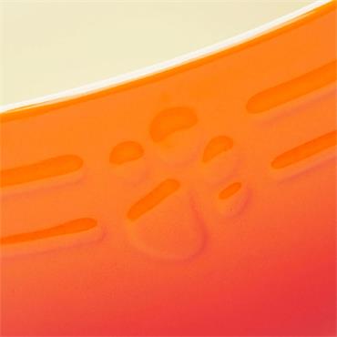 Scruffs Ombre Food Bowl Orange 13cm