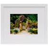 Gate Of New Beginnings White Framed Art Print 23x23cm