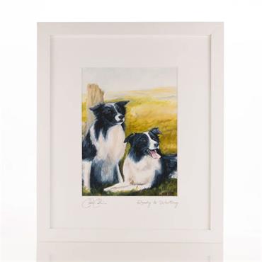 Ready & Waiting White Framed Art Print 33x28cm