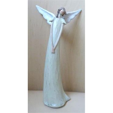 Heaven Sends Tall Standing Angel In White Dress