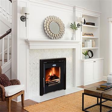 Cara Eco Glass Insert Stove 6.5Kw Multi Fuel (3 Sided)