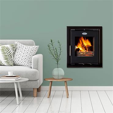 Cara Eco Glass Insert Stove 6.5Kw Multi Fuel (4 Sided)
