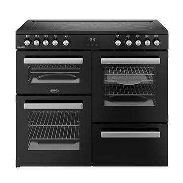 Belling Cookcentre 100 Ceramic Range Black