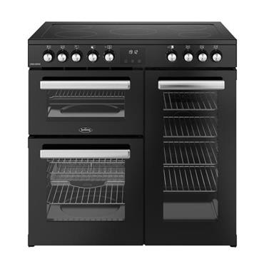 Belling Cookcentre 90 Ceramic Range Black