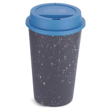 Coffee Cup Grey & Pacific Blue 12oz/340ml
