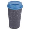 Coffee Cup Grey & Pacific Blue 12oz/340ml