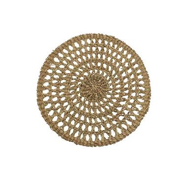Circular Decorative Seagrass Mat